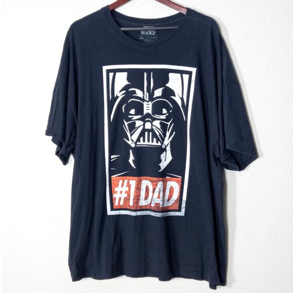 Star Wars Other - Star Wars Darth Vader #1 Dad Graphic T Shirt Navy Size 3XL Big & Tall